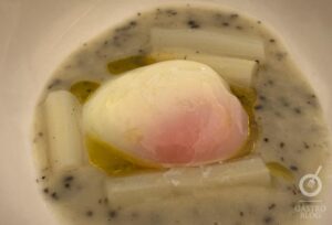 Huevo a baja temperatura restaurante mamistegi
